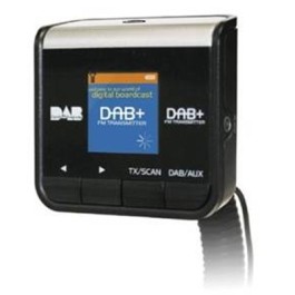 FirstE DAB/DAB+ Autoradio Adapter, 2,4 Farb 60 Presets Stationen Tragbar  Digital Radio Transmitter Bluetooth Freisprechanruf FM Sender+Aux  In/Out+64G