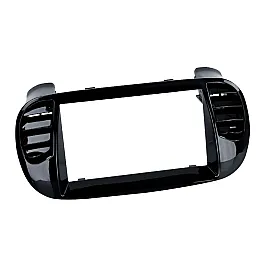 Fiat 500, 500C (2008-2015) Double DIN Car Stereo Fascia Cage Kit (PIANO BLACK) Fiat 500, 500C (2008-2015) Double DIN Car Stereo Fascia Cage Kit (PIANO BLACK)