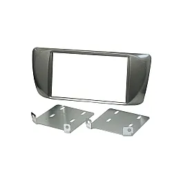 Alfa Romeo Giulietta (2010-2014) Double DIN Fascia Adapter Panel (SILVER) Alfa Romeo Giulietta (2010-2014) Double DIN Fascia Adapter Panel (SILVER)