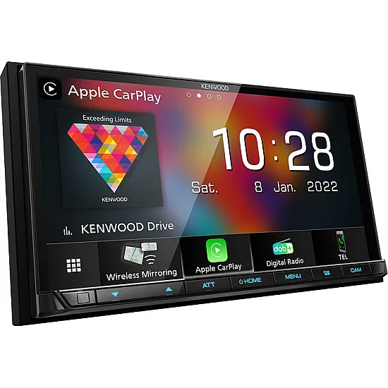 Kenwood DMX8021DABS Car Stereo - Wireless Apple Carplay - Android Auto - DAB Kenwood DMX8021DABS Car Stereo - Wireless Apple Carplay - Android Auto - DAB