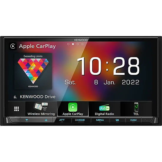 Kenwood DMX8021DABS Car Stereo - Wireless Apple Carplay - Android Auto - DAB Kenwood DMX8021DABS Car Stereo - Wireless Apple Carplay - Android Auto - DAB