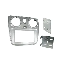 Connects2 Double DIN Stereo Fascia Plate For Dacia - CT23DC06 Connects2 Double DIN Stereo Fascia Plate For Dacia - CT23DC06