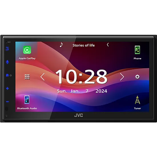 JVC KW-M593BT Touch Screen Car Stereo - Apple Carplay Android Auto Bluetooth USB JVC KW-M593BT Touch Screen Car Stereo - Apple Carplay Android Auto Bluetooth USB