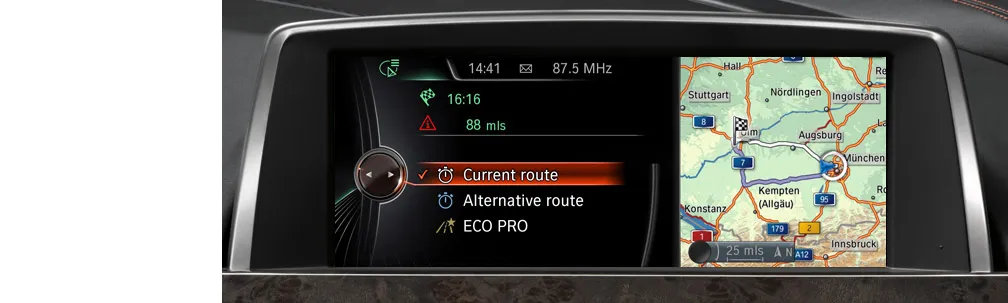 BMW Navigation Screen BMW Navigation Screen