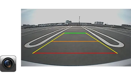 JVC KW-M593BT - Rear View Camera Input with Parking Guidelines