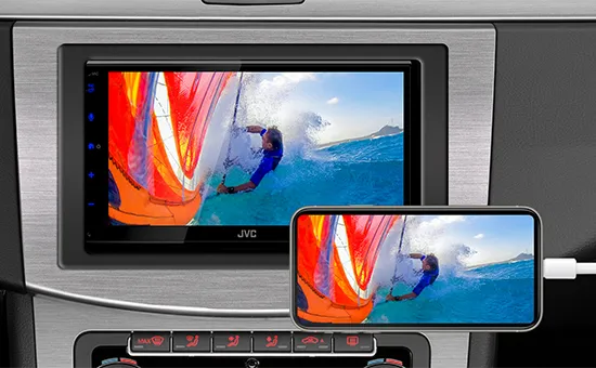 JVC KW-M593BT - Screen Mirroring