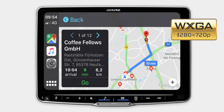Alpine iLX-F115DU  XXL 11-inch WXGA HD Display
