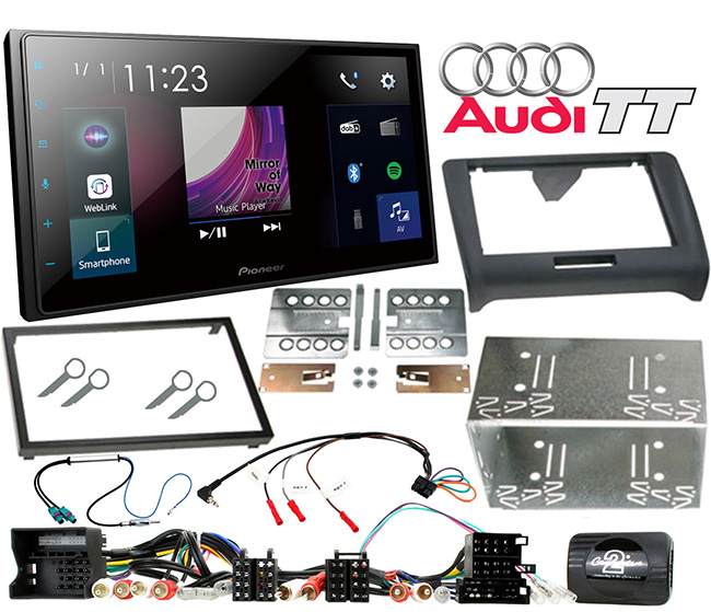 🆕 Audi TT Mk2 fitted Pioneer SPH-DA360DAB stereo with Wireless Apple  CarPlay & Android Auto #auditt 