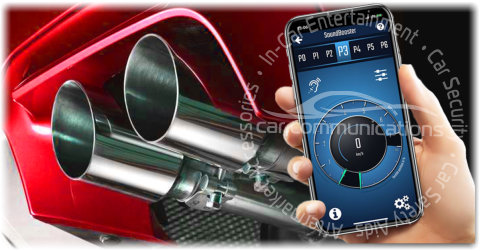 HPiano Auspuff Sound Booster, 2 Stück Soundgenerator Auto, Auto