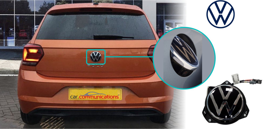 VW Polo AW 2020 Reversing camera Kit Solution with VW Emblem Camera and ...